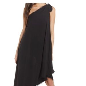 One shoulder maxi dress